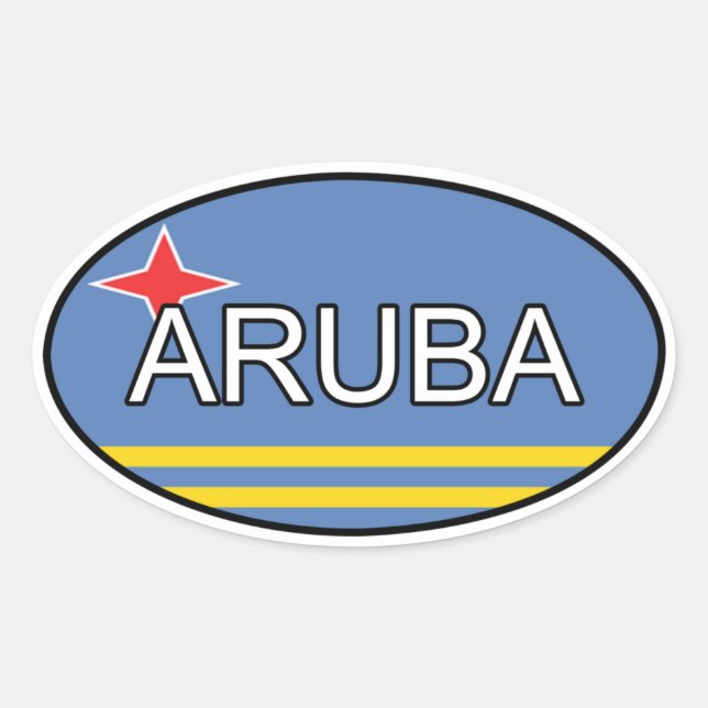 Autocollant Euro Aruba (Devant)