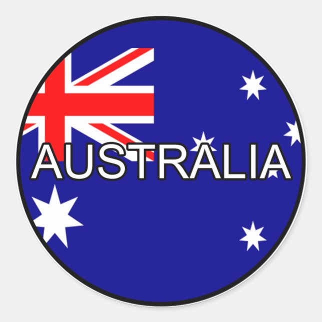 Autocollant Euro Australie (Devant)