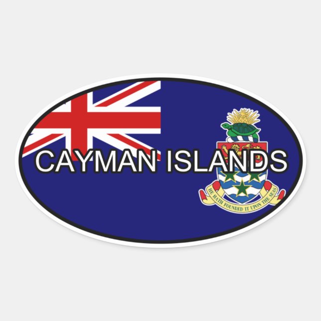Autocollant Euro des îles Caïmans (Devant)