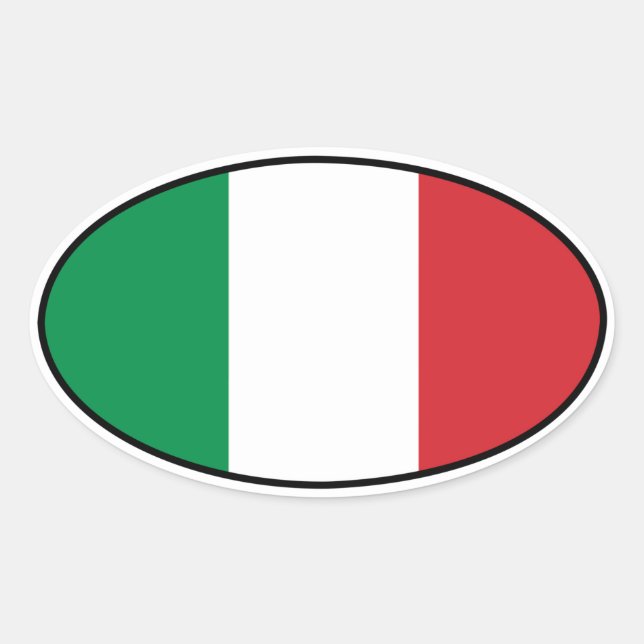 Autocollant Euro Italie (Devant)