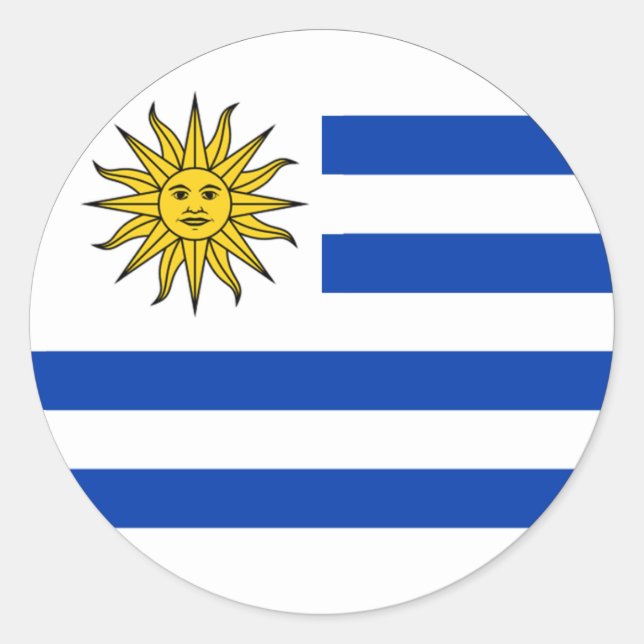 Autocollant Euro Uruguay (Devant)