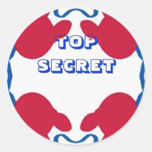 Autocollant EXTRÊMEMENT SECRET