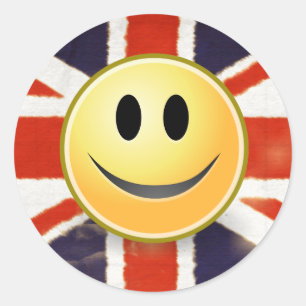 Autocollant facial drapeau britannique