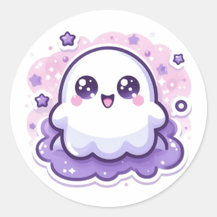 Autocollant fantôme mignon artisanat kawaii décora