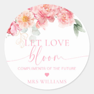 Autocollant Faveur Fleur de Pivoine de Piper Fleur