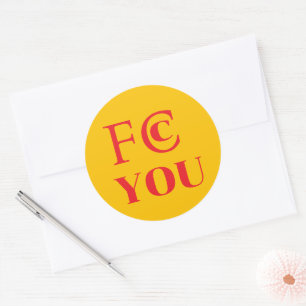 Autocollant FCC YOU