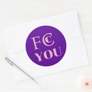 Autocollant FCC YOU