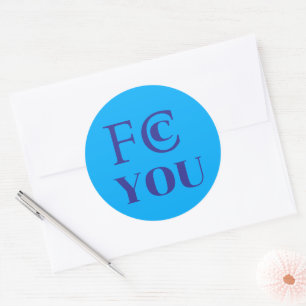 Autocollant FCC YOU