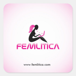 Autocollant Femlitica carré