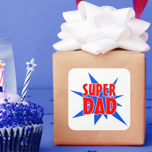 Autocollant Fête des pères Super Papa