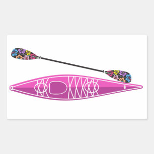 Autocollant fille Kayak