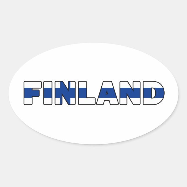 Autocollant Finlande (Devant)