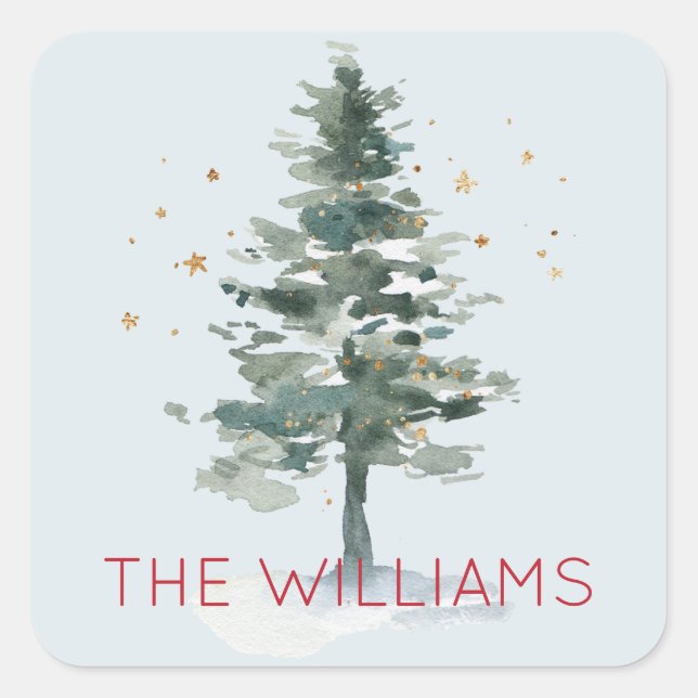 Autocollant Fir Tree Christmas (Devant)