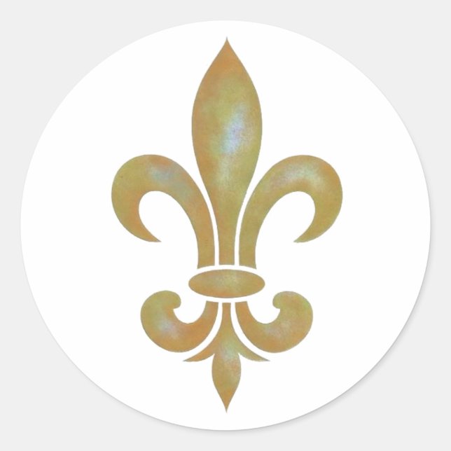 Autocollant Fleur de Lis (Devant)