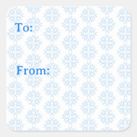 Autocollant flocon de neige de belette