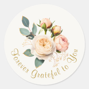 Autocollant floral classique pour la fête des mère
