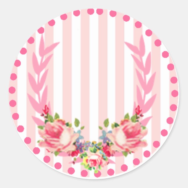 Autocollant floral pour Cheval-fille (Devant)
