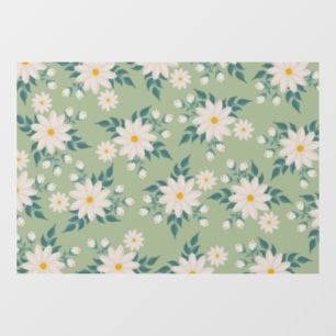 Autocollant floral pour fenêtre 101 * 71 cm