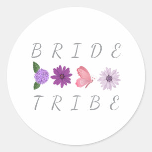 Autocollant Floral pour la Tribu de la Mariée Cade