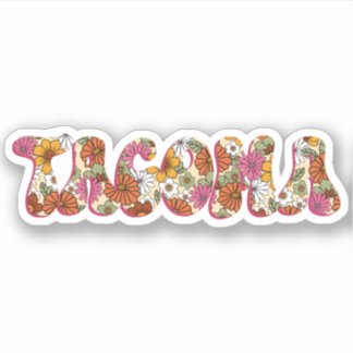 Autocollant Floral Tacoma City
