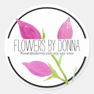 autocollant FLOWER BUSINESS
