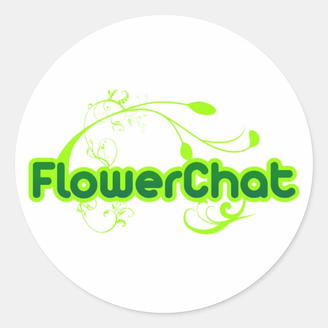 Autocollant FlowerChat 3" (Devant)