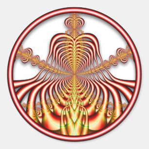Autocollant fractal 0708011724bC