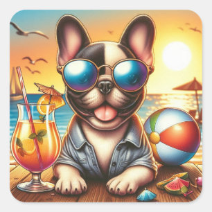 Autocollant français Bulldog