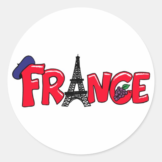 Autocollant France (Devant)