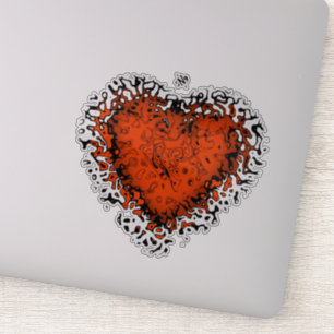 Autocollant Freaky heart v2