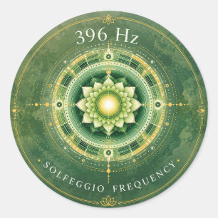 Autocollant Fréquence Solfeggio 396 Hz