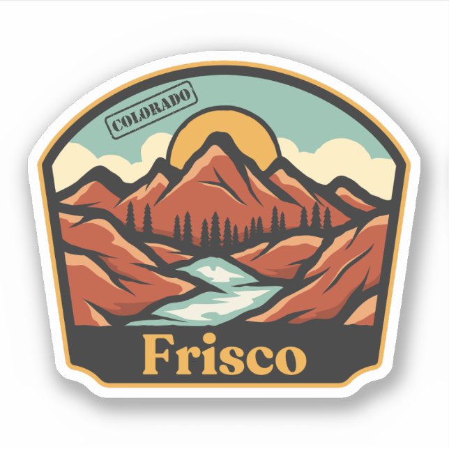 Autocollant Frisco, Colorado (Devant)