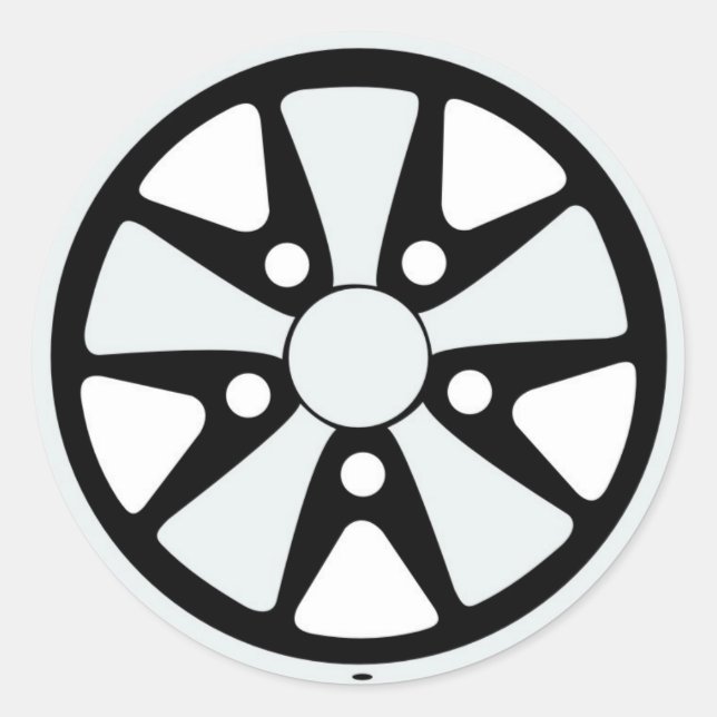 Autocollant Fuchs 5 boulons (Devant)