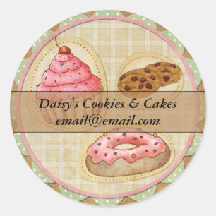 Autocollant Gâteaux Et Cookies - Idéal Pour La Cui