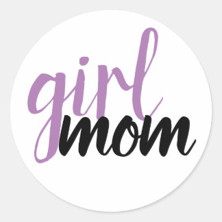 Autocollant Girl Mom