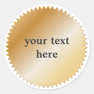 Autocollant Gold Award - personnalisable
