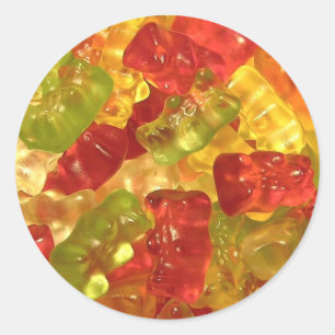 Autocollant gommeux d'ours