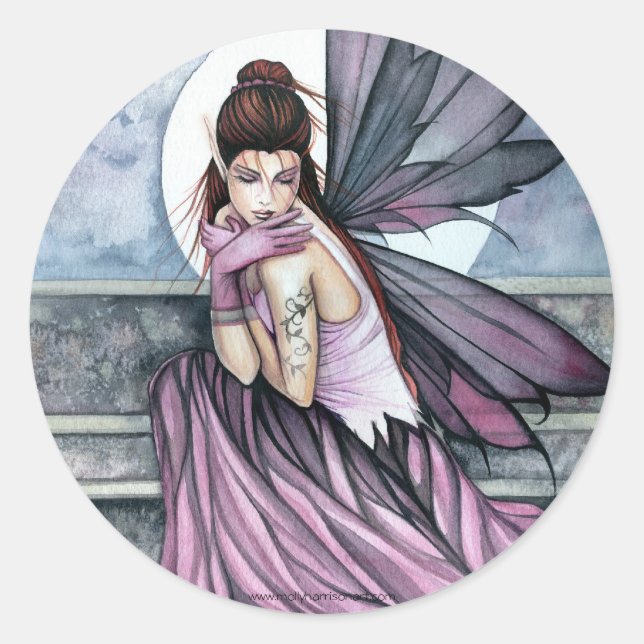 Autocollant gothique Imaginaire de fée par Molly H (Devant)