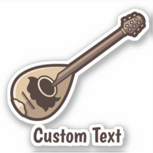 Autocollant grec Bouzouki