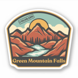 Autocollant Green Mountain Falls, Colorado