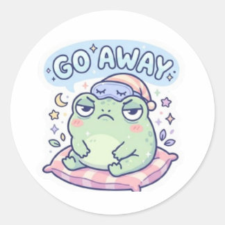 Autocollant Grenouille Va-t'en Cute Grenouille Enn