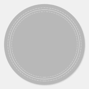 Autocollant gris simple fait maison rustique à écr
