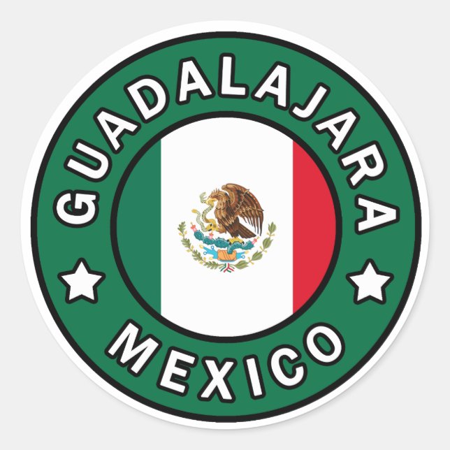 Autocollant Guadalajara Mexico (Devant)