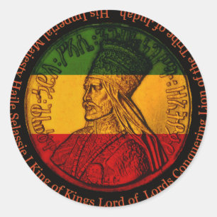 Autocollant Haile Selassie
