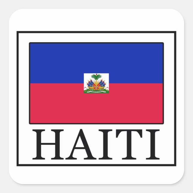 Autocollant Haïti (Devant)