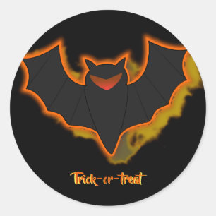 Autocollant Halloween Chauve-Souris Épouvantable -
