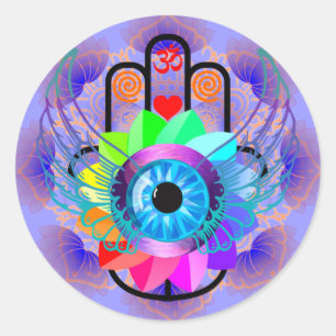 Autocollant Hamsa de guérison