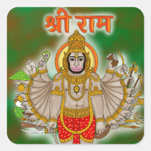 Autocollant Hanuman