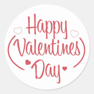 Autocollant Heureuse Sainte-Valentin amusant