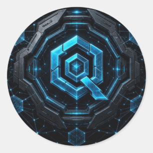 Autocollant hexadécimal de circuit Quant Overledge